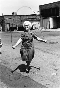 Old Women Jumproping